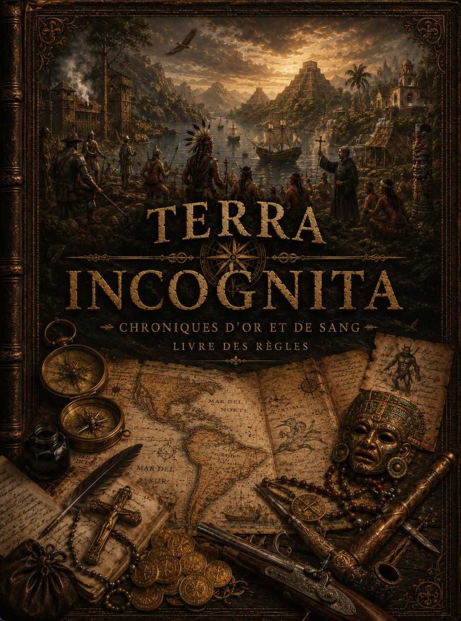 Couverture du Livre des Règles de Terra Incognita